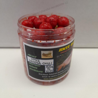 Boilie v dipu - Hmyz/Jahoda/Chilli - 150g - 14mm