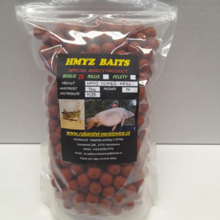 Boilie - Hmyz/Oliheň/Krill/ - 1kg - 14mm