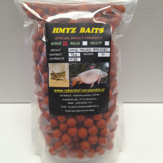 Boilie - Hmyz/Mango/Broskev - 1kg - 14mm
