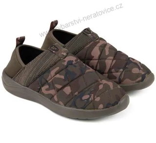 Fox Pantofle Camo/Khaki Bivvy Slipper - 10/44