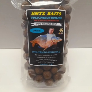 Gold Insect boilies - Hmyz/Monster Krab - 1kg - 20mm