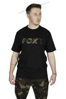 Fox Tričko Black Camo Logo T-Shirt - XL