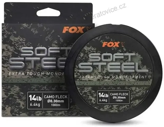 Fox Vlasec Soft Steel Fleck Camo Mono 1000m 0,30mm/6,40kg