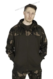 Fox Mikina LW Khaki Camo Split Zip Hoody - XXL