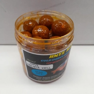 Gold Insect boilies v dipu - Hmyz/Kreveta/Krill - 150g - 20mm