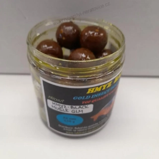 Gold Insect boilies v dipu - Hmyz/Black Mušle GLM - 150g - 24mm