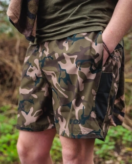 Fox Koupací Kraťasy Black Camo LW Swim Shorts - L