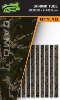 Fox Smršťovací Hadička Edges Camo Shrink Tube 10 ks - 2,4-0,8 mm