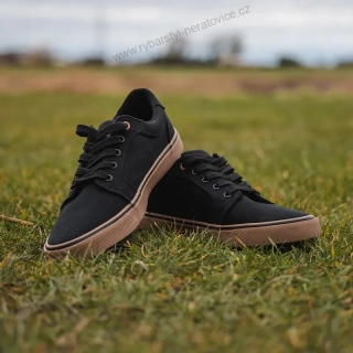 Fox Black Canvas Shoe - 10/44