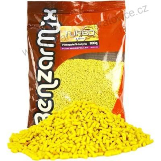 BENZAR MIX - Pelety Fluo Turbo Pellet Ananas Kyselina máslová 3 mm 800 g