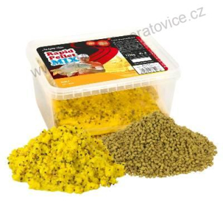 Benzar Mix Pelety Rapid Mix 1200 g - Kyselina máslová (žlutá)