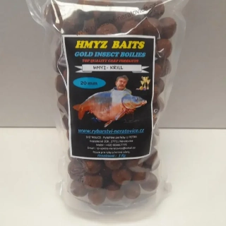 Gold Insect boilies - Hmyz/Krill - 250g - 20mm