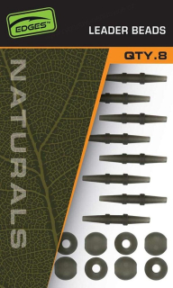 Fox Montáž Edges Naturals Leader Bead Kit 8 ks