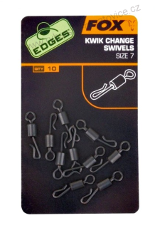 Fox Rychlovýměnné obratlíky Edges Kwik Change Swivel 10ks
