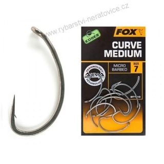 Fox Háčky EDGES Curve Shank Medium - 6 - 10ks