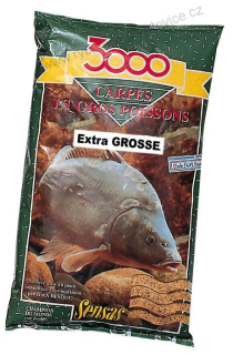 3000 Carpes Extra Gros (kapr hrubý) 1kg SENSAS