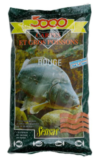 3000 Carpes Rouge (kapr červený) 1kg SENSAS