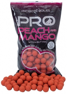 Pro PEACH & MANGO Boilie potápivé 1kg 20mm Starbaits
