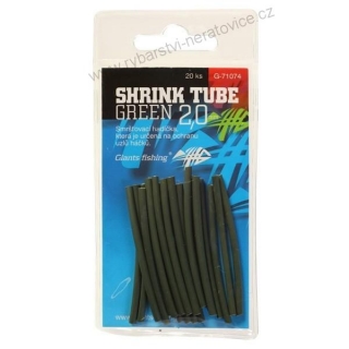 Smršťovací hadička zelená 2,4mm,20ks Shrink Tube Green