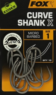 Fox Háček Edges Curve Shank X - vel.1