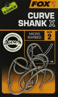 Fox Háček Edges Curve Shank X - vel.2