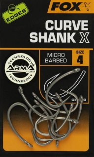 Fox Háček Edges Curve Shank X - vel.4