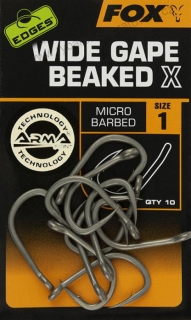 Fox Háček Edges Wide Gape Beaked X vel. 1