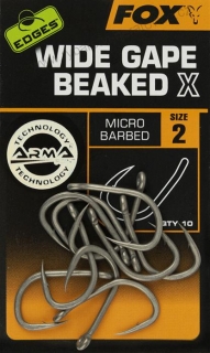 Fox Háček Edges Wide Gape Beaked X vel. 2