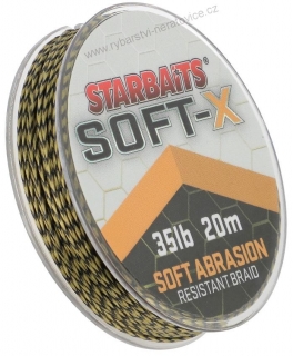 Starbaits Návazcová Šňůrka 35lb 20m Soft X Dark Green