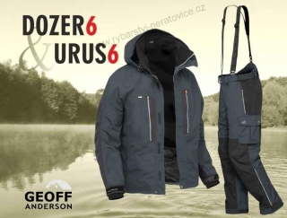 Geoff Anderson - DOZER 6 + Urus 6 černá - komplet Bunda + Kalhoty - XXXXL