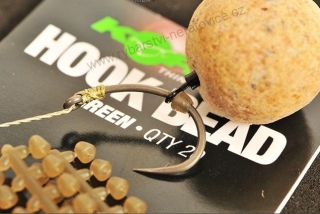 Korda Zarážky na háček Hook Bead Large green 20ks