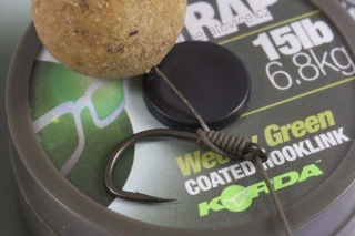 Korda šňůrka potahovaná N-Trap Soft green 20lb zelená 20m