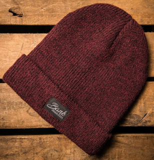Starbaits Zimní čepice Bank Heritage Beanie Burgundy