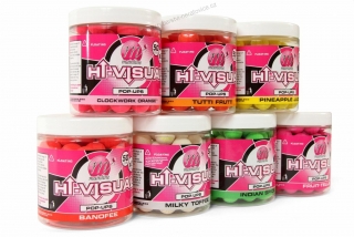 Mainline Plovoucí Boilie Pop Ups Hi-Visual 15mm Shellfish Black Pepper