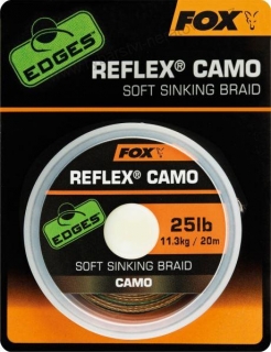 Fox Návazcová Šňůrka Reflex Camo 20 m-Průměr 35 lb / Nosnost 15,9 kg