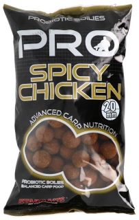 Starbaits Pro Spicy Chicken - Boilie potápivé 1kg 20mm