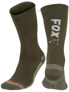 Fox Ponožky Collection Green Silver Thermolite long sock - 44-47 ( 10-13 )