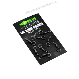 Korda Obratlík PTFE QC Ring Swivel vel.8 - 8ks
