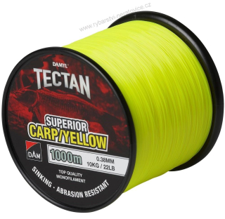 Vlasec DAM Damyl Tectan Carp Yellow 1000m 0,33mm 8kg