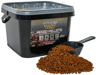 Starbaits Pro Scopex Krill Pelety Mixed 2kg