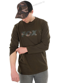 Fox Triko Long Sleeve Khaki Camo T Shirt - XXL