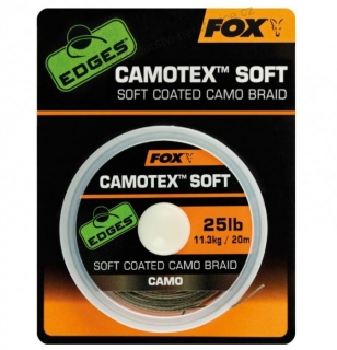 Splétaná Šňůra Fox Edges Camotex Soft Coated Camo Braid 20m 35lb