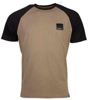 Nash Tričko Elasta-Breathe T-Shirt Black Sleeves - Velikost XXL