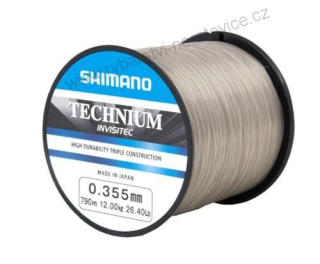 Shimano Vlasec Technium Invisitec Šedý - 0,35 mm 790 m - 12kg