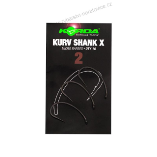 Korda Háčky Kurv Shank X - Velikost 2