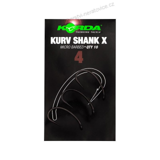 Korda Háčky Kurv Shank X - Velikost 4