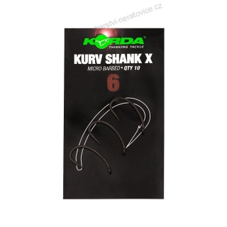 Korda Háčky Kurv Shank X - Velikost 6