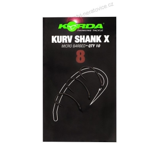 Korda Háčky Kurv Shank X - Velikost 8