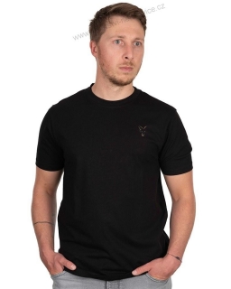 Fox Tričko Black Fox Head Logo T Shirt - L