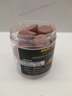 Pelety chytací v Powder Dipu - Halibut - Hmyz/Monster Crab - 20mm - 150g